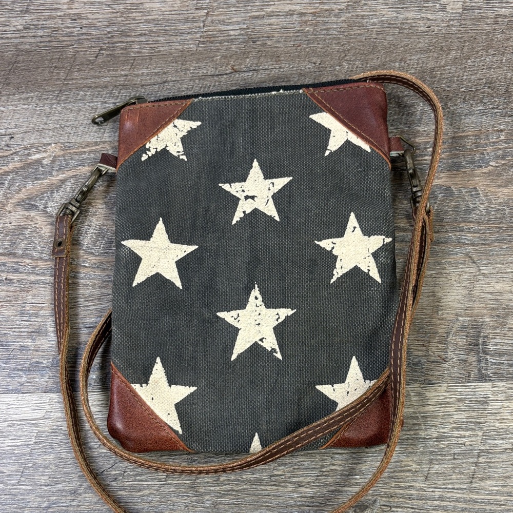 Mona B Upcycled Crossbody Bag